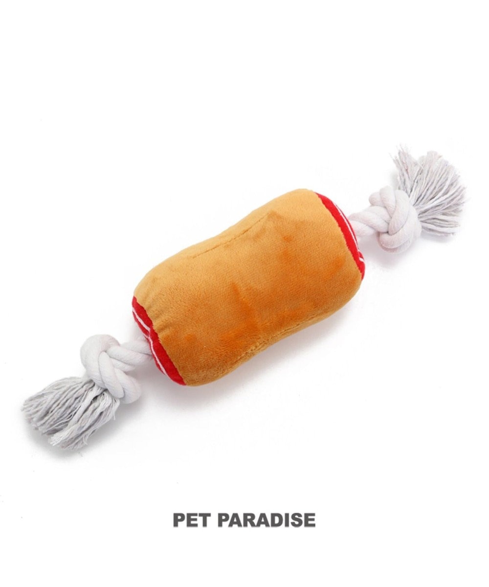PET PARADISE 犬用品 ペットグッズ 犬 おもちゃ ペットパラダイス 犬 おもちゃ ロープ 骨付き肉 大| おうちであそぼう おうちで遊ぼう お家で遊ぼう おうち時間 お家遊び 犬 おもちゃ 音が鳴る ロープ オモチャ ペットのペットトイ ペット用 玩具 TOY 茶系