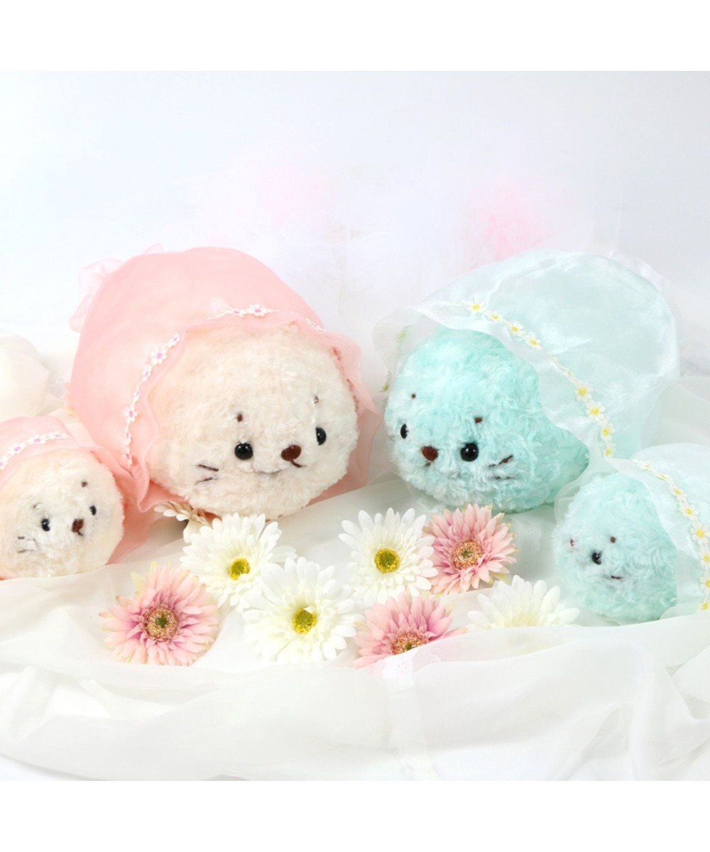 しろたん 花束ぬいぐるみ 38cm 水色 マスコット Mother Garden 通販 雑貨とペット用品の通販サイト マザーガーデン ペットパラダイス