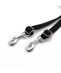 PET PARADISE 飛出し防止ベルト２頭用黒
