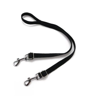  飛出し防止ベルト２頭用黒