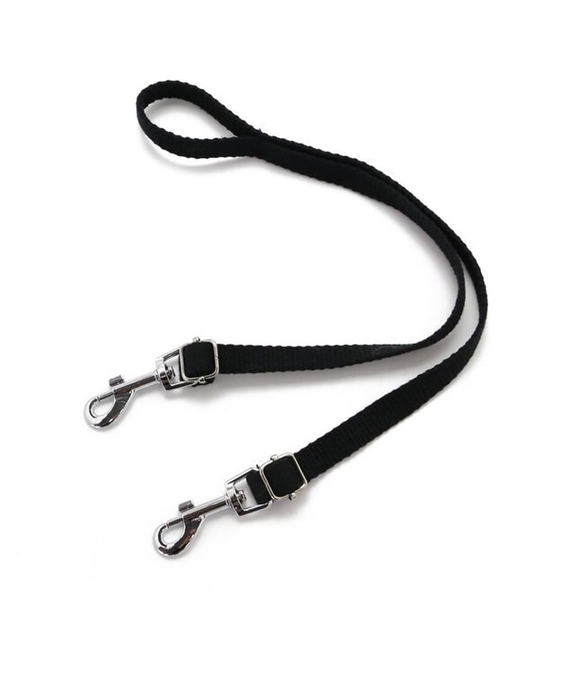 PET PARADISE 飛出し防止ベルト２頭用黒 黒