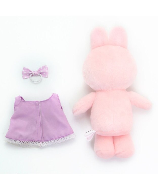 【美品】poppy コクーンコート ピンク うさぎさんサイズ Mother garden ぬいぐるみ 服 うさももドール Sサイズ用