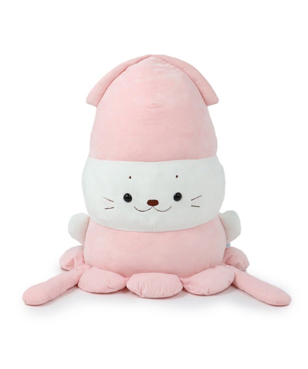 しろたん 特大ダイオウイカ 抱きぐるみ 抱き枕 お座り ぬいぐるみ 94cm 大王イカ 抱き枕 抱きまくら お座り お座りマスコット お座りぬいぐるみ あざらし アザラシ かわいい キャラクター ぬいぐるみ 深海魚 マザーガーデン Mother Garden 通販 雑貨とペット用品の