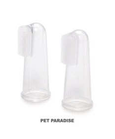 PET PARADISE ペットパラダイス シリコン製 指 歯ブラシ 2個入り