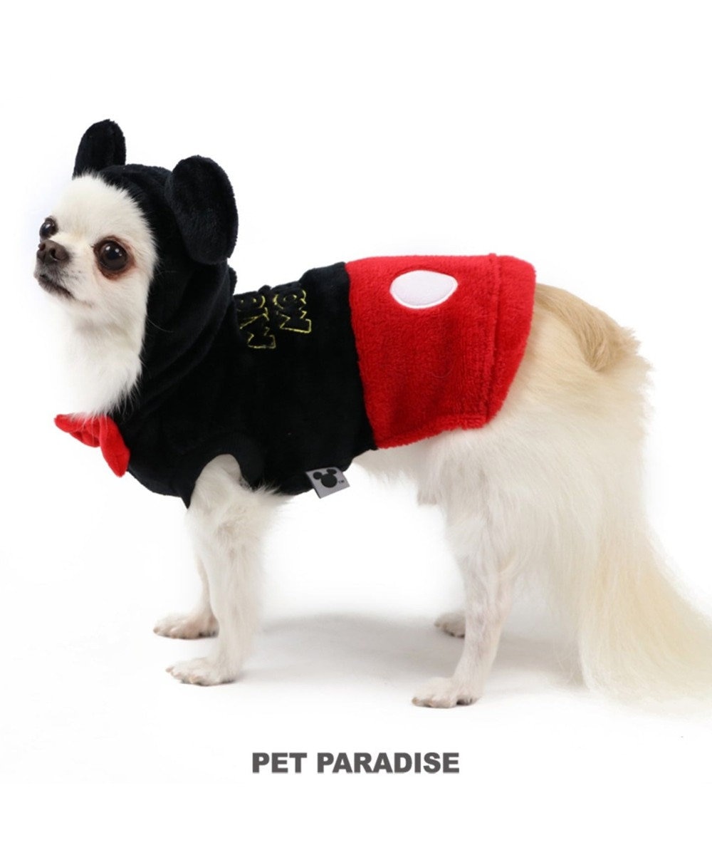 PET PARADISE ディズニー ミッキーマウス ロゴ柄 なりきりミッキー 〔小型犬〕 黒