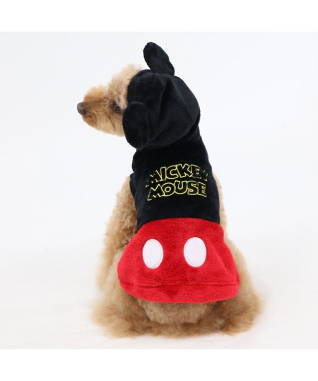 PET PARADISE ディズニー ミッキーマウス ロゴ柄 なりきりミッキー 〔小型犬〕 黒