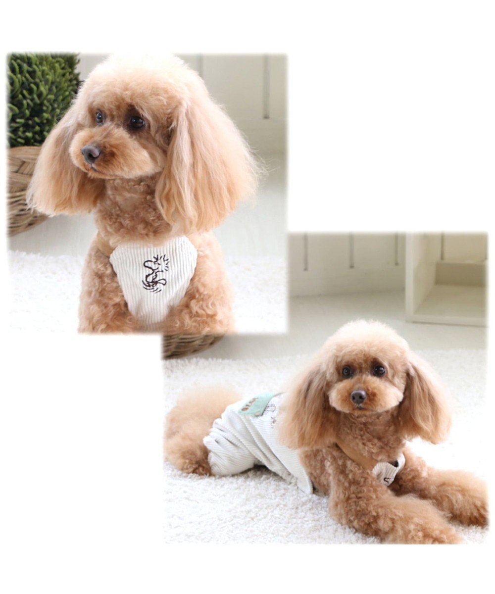 スヌーピー コーディロイオーバーオール 〔中型犬〕