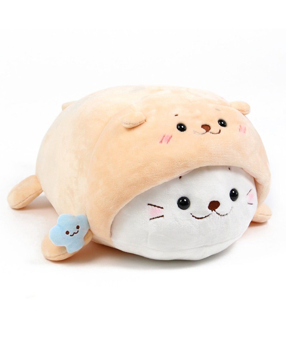 販売店限定 しろたん 抱き枕 らっこいぬ 抱きぐるみ 55cm 361 60547 mother garden 通販 雑貨とペット用品の通販サイト マザーガーデン ペットパラダイス