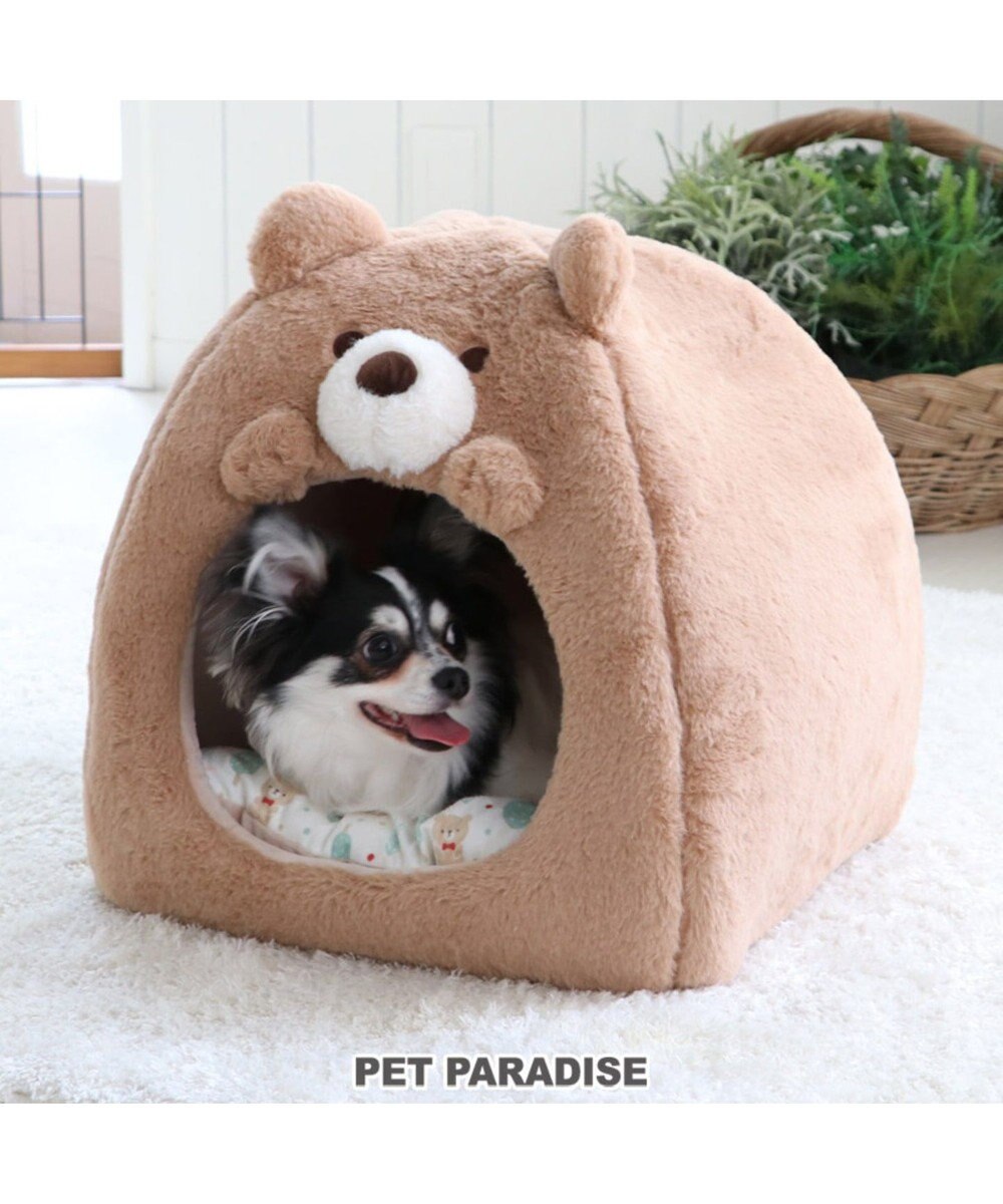 ペットパラダイス くま 折畳みハウス ベッド カドラー Pet Paradise 通販 雑貨とペット用品の通販サイト マザーガーデン ペットパラダイス