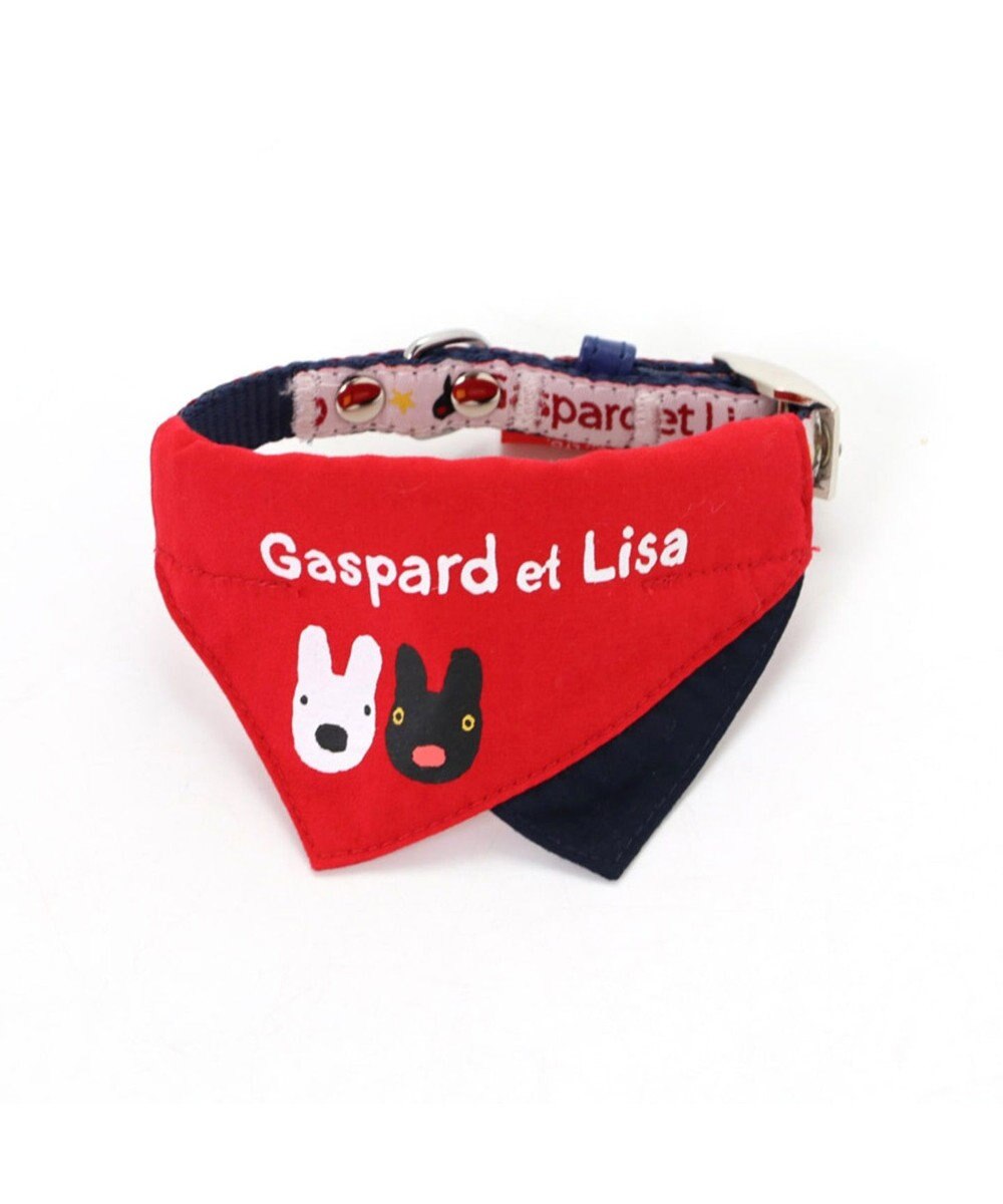 リサとガスパール ロゴ柄 バンダナ付き 首輪 3s 小型犬 Pet Paradise 通販 雑貨とペット用品の通販サイト マザーガーデン ペットパラダイス