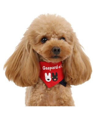 リサとガスパール ロゴ柄 バンダナ付き 首輪 Ss 小型犬 Pet Paradise 通販 雑貨とペット用品の通販サイト マザーガーデン ペットパラダイス