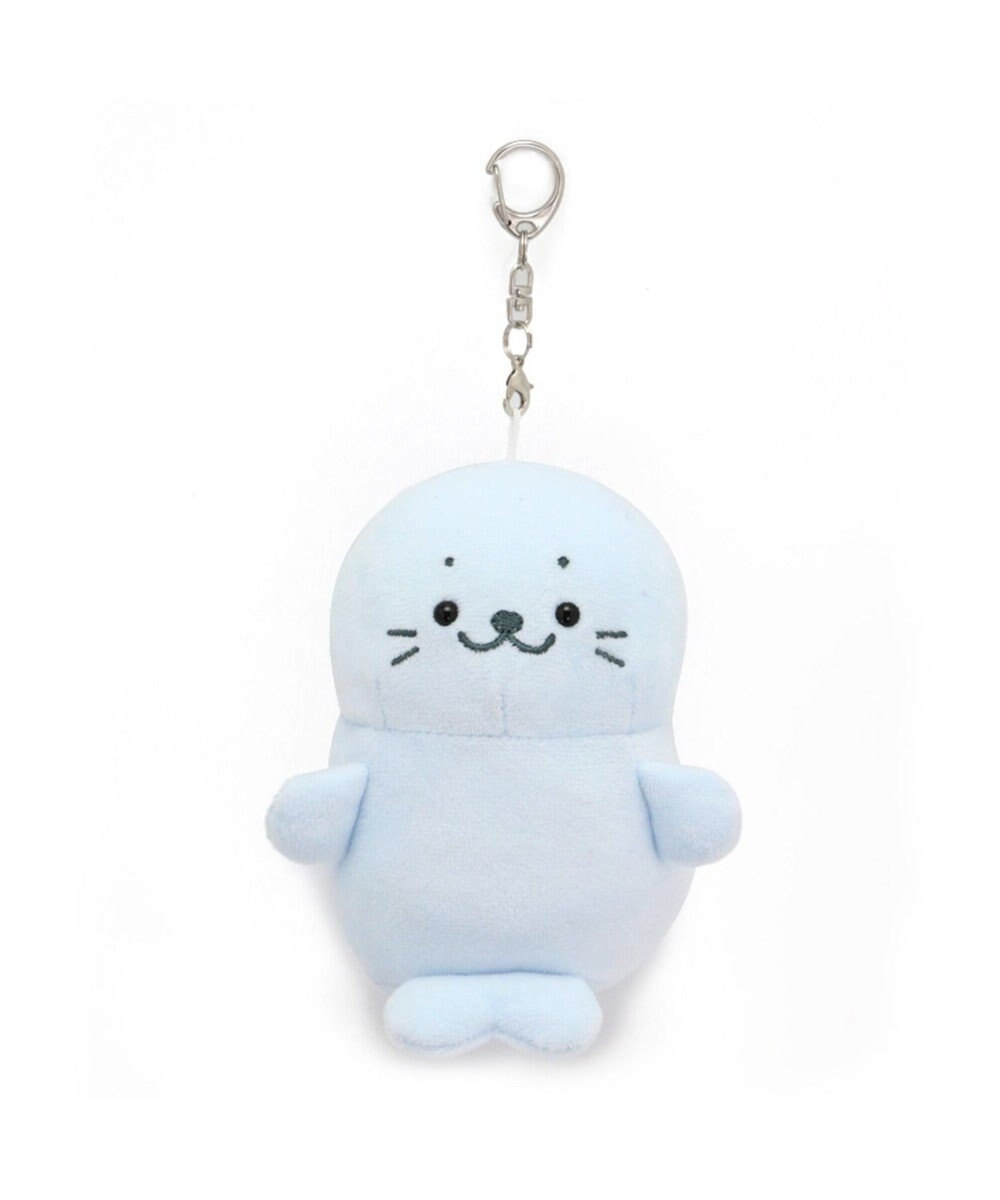 しろたん マスコット キーホルダー 12cm 空色ついたん 限定カラー ついてきちゃう しろたん ぬいぐるみ のんびり顔 ついたん ぬい撮り ぬいどり 手のひらサイズ あざらし アザラシ かわいい キャラクター プレゼント マザーガーデン Mother Garden 通販 雑貨と