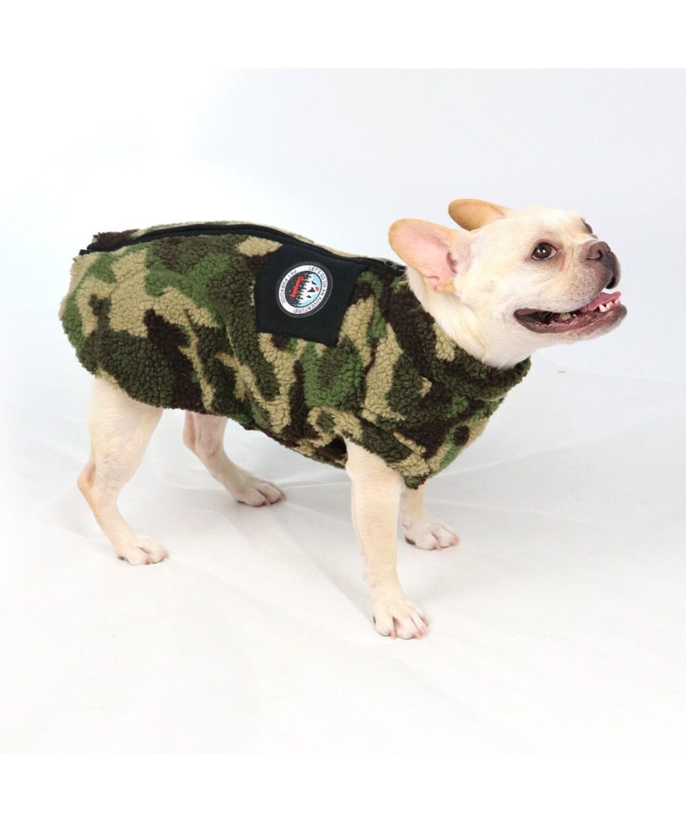 ペットパラダイス もこもこ 背開き ベスト 迷彩 中 大型犬 Pet Paradise 通販 雑貨とペット用品の通販サイト マザーガーデン ペットパラダイス