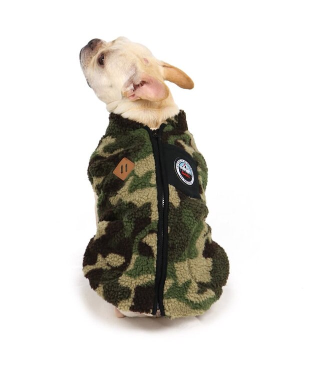 ペットパラダイス もこもこ 背開き ベスト 迷彩 中 大型犬 Pet Paradise 通販 雑貨とペット用品の通販サイト マザーガーデン ペットパラダイス