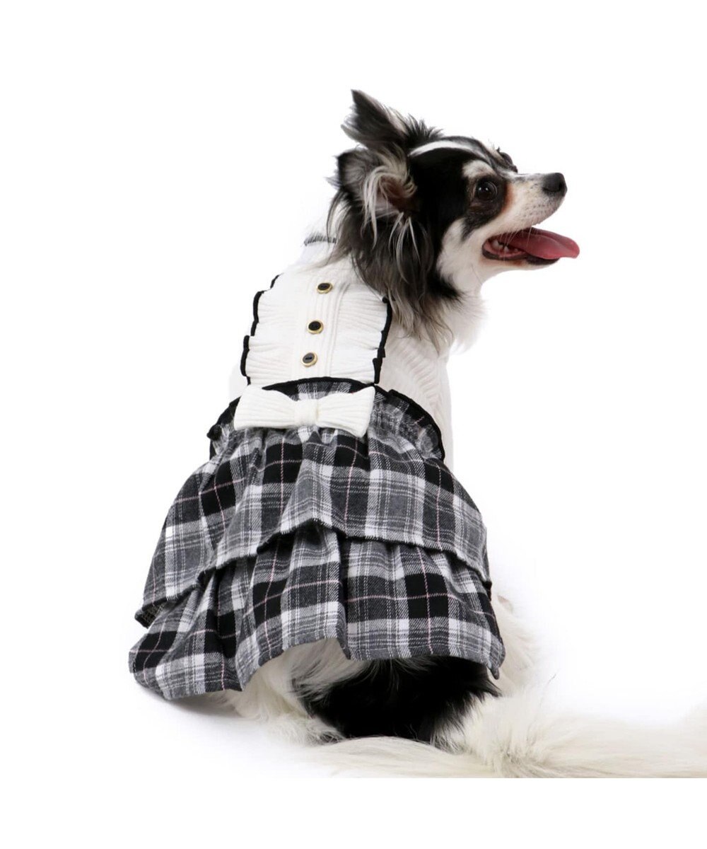 ペットパラダイス チェック柄 スカートつなぎ白 超小型 小型犬 Pet Paradise 通販 雑貨とペット用品の通販サイト マザーガーデン ペットパラダイス