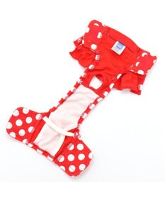 PET PARADISE ディズニー ミニーマウス サニタリーパンツ　ドット柄 ペットS