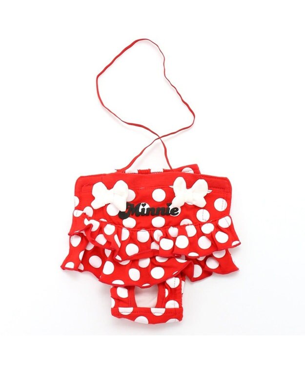 PET PARADISE ディズニー ミニーマウス サニタリーパンツ　ドット柄 ペットS 赤