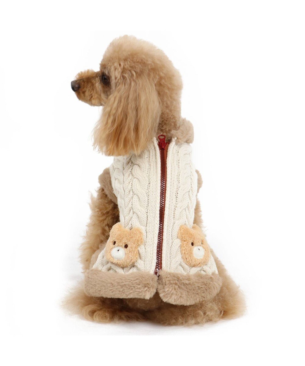ペットパラダイス くま 背開き ニットベスト 超小型 小型犬 Pet Paradise 通販 雑貨とペット用品の通販サイト マザーガーデン ペットパラダイス