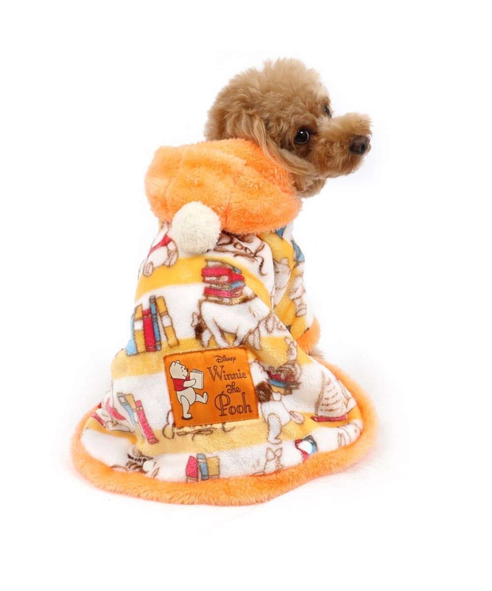 PET PARADISE ディズニー くまのプーさん ブック柄 着る毛布〔超小型・小型犬〕 オレンジ