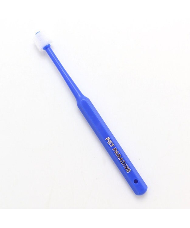 PET PARADISE ペティソワン　全犬種用歯ブラシ　青 ハブラシ 青