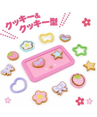 Mother garden マザーガーデン おままごと 野いちご プレミアム《クッキーオーブンセット》BOXクッキー ピンク（淡）