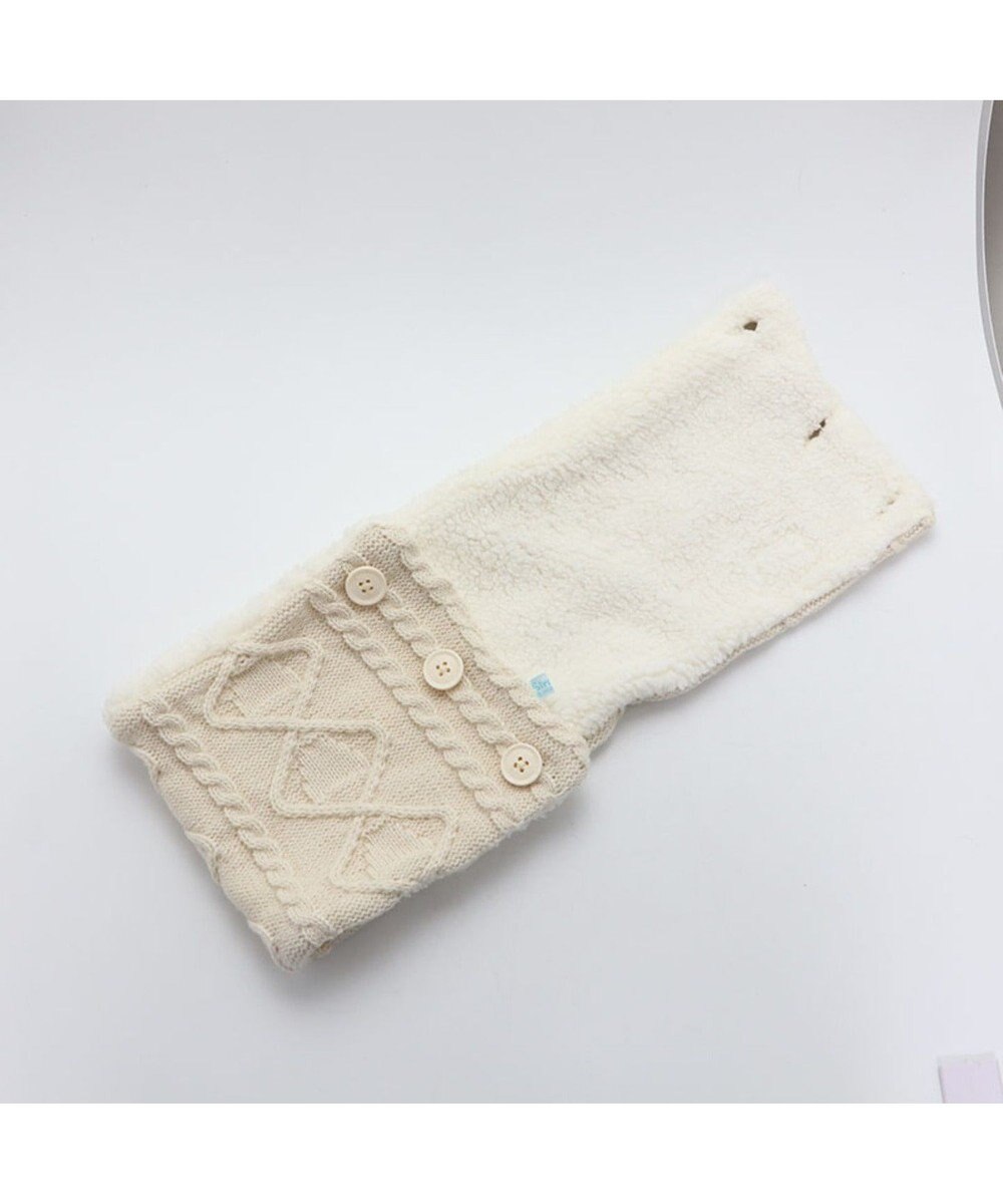 しろたん ニットネックウォーマー スヌード ボタン付き 防寒 Mother Garden 通販 雑貨とペット用品の通販サイト マザーガーデン ペットパラダイス