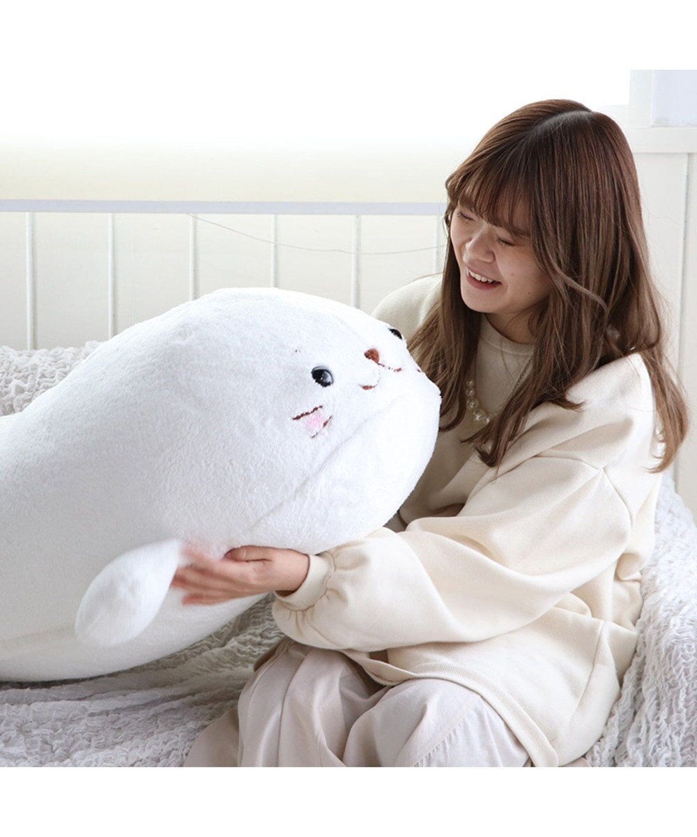 しろたん むぎゅとろ 着脱式 抱き枕 ぬいぐるみ 大きい 100cm 洗える 着脱 ぬいぐるみ おうちでしろたん 大きい あざらし アザラシ かわいい 抱きまくら 抱きぐるみ ぬいぐるみ プレゼント マザーガーデン Mother Garden 通販 雑貨とペット用品の通販サイト マザー