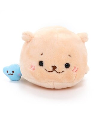 Mother garden しろたん らっこいぬ マスコット16.5cm ぬいぐるみ ベージュ