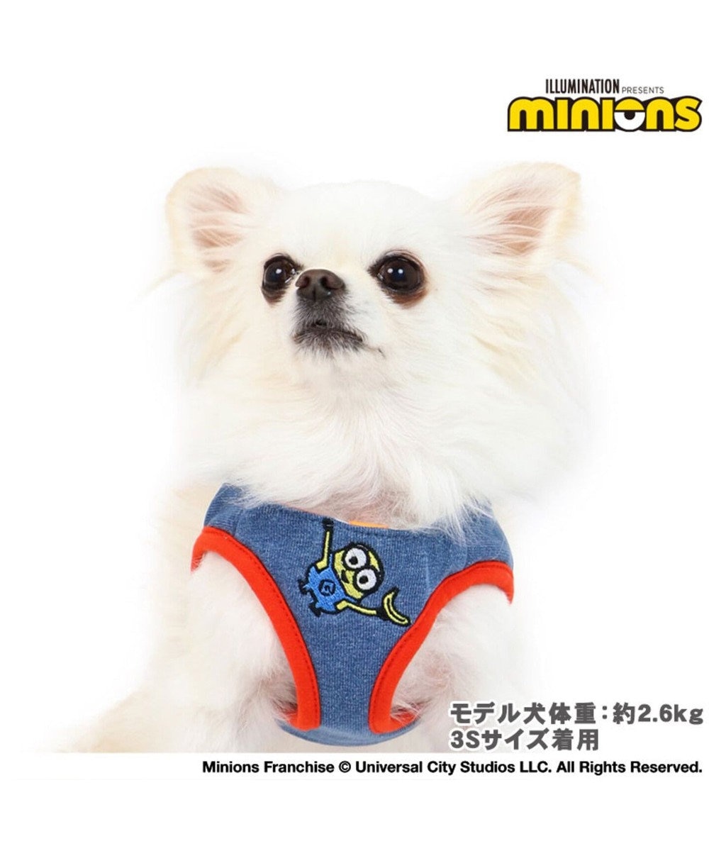 PET PARADISE 【訳あり・SALE・アウトレット・返品不可】ミニオン ベスト ハーネス 3S〔超小型犬〕 青