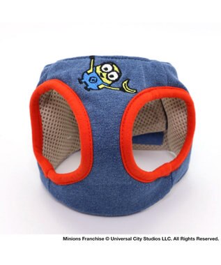 PET PARADISE 【訳あり・SALE・アウトレット・返品交換不可】ミニオン ベスト ハーネス SM 〔中型犬〕 青