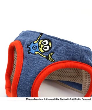 PET PARADISE 【訳あり・SALE・アウトレット・返品交換不可】ミニオン ベスト ハーネス SM 〔中型犬〕 青