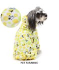 PET PARADISE 犬服 犬用品 ペットグッズ ペットウェア ペットパラダイス 犬 服 春 リサとガスパール レインコート フルカバータイプ 【小型犬】 シトロン柄 ドッグウエア ドッグウェア いぬ イヌ おしゃれ かわいい