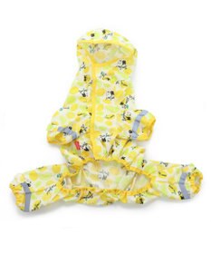PET PARADISE 犬服 犬用品 ペットグッズ ペットウェア ペットパラダイス 犬 服 春 リサとガスパール レインコート フルカバータイプ 【小型犬】 シトロン柄 ドッグウエア ドッグウェア いぬ イヌ おしゃれ かわいい