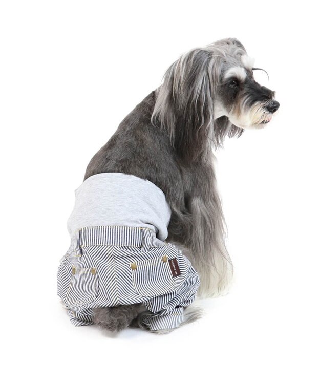 PET PARADISE ペットパラダイス ヒッコリー マナーパンツ  〔超小型・小型犬〕 紺(ネイビー・インディゴ)