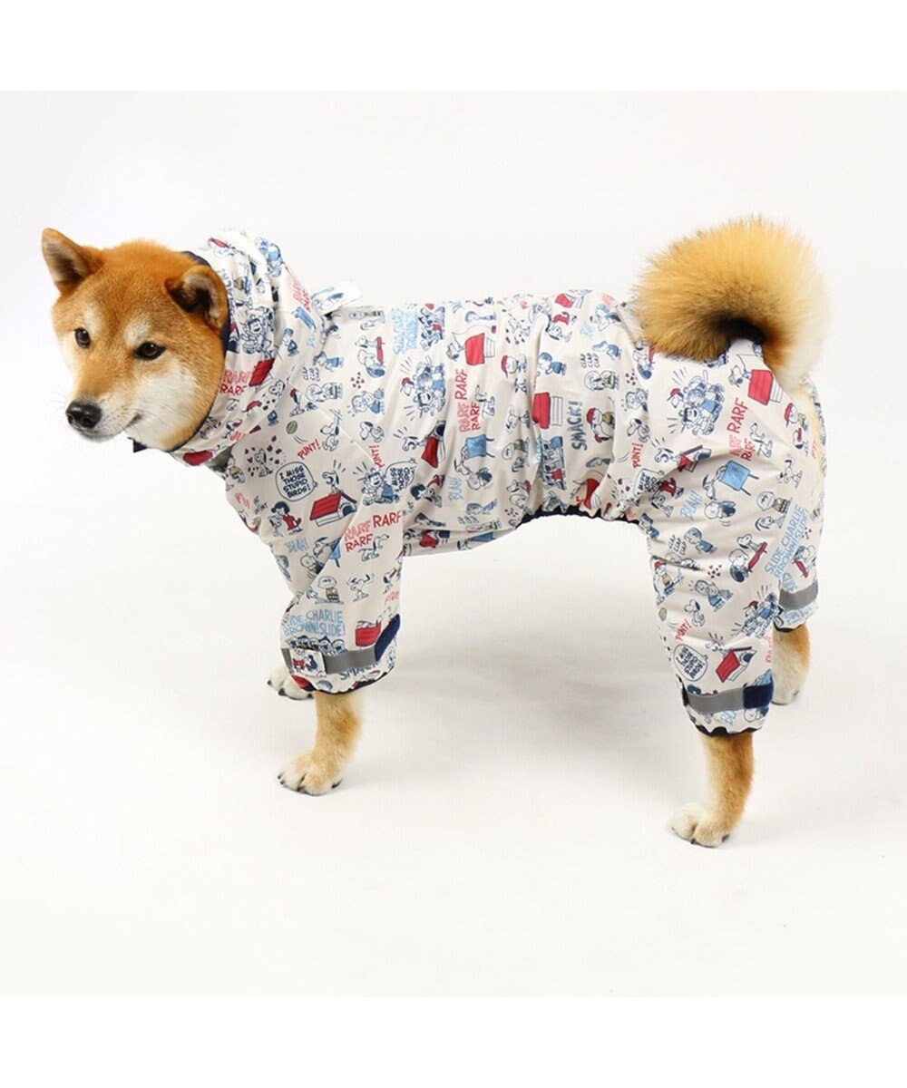 スヌーピー 足付きレインコート Usv柄 中 大型犬 Pet Paradise 通販 雑貨とペット用品の通販サイト マザーガーデン ペットパラダイス