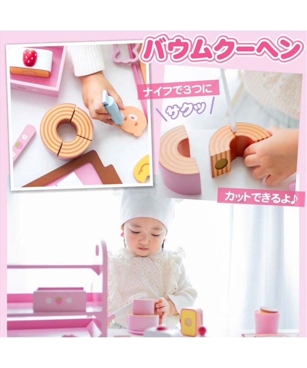 Mother garden マザーガーデン 木のおままごと  《いちごの焼き菓子セット》 