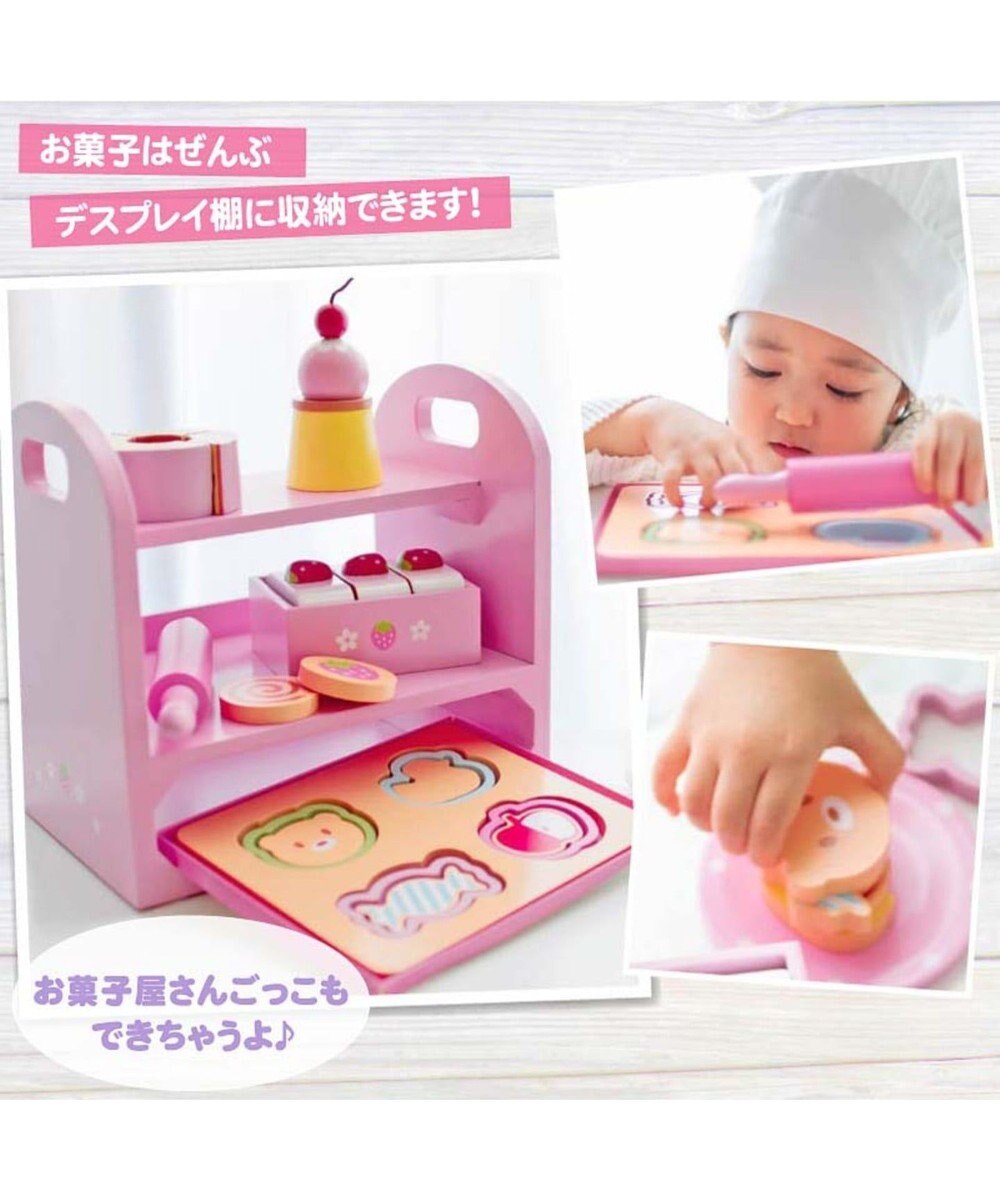 Mother garden マザーガーデン 木のおままごと  《いちごの焼き菓子セット》 