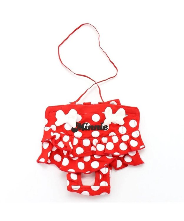 PET PARADISE ディズニー ミニーマウス サニタリーパンツ　ドット柄 ペット４S 赤