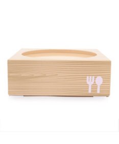 PET PARADISE 木製フードテーブル【小】（フードボウル別売り）S