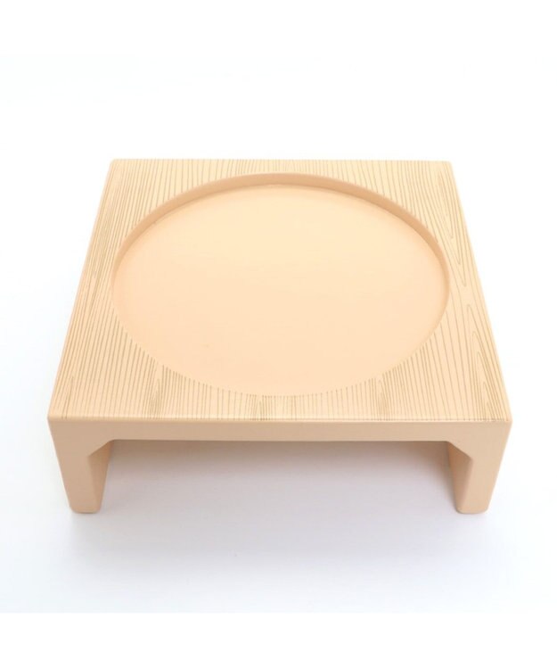 PET PARADISE 木製フードテーブル【小】（フードボウル別売り）S 茶系