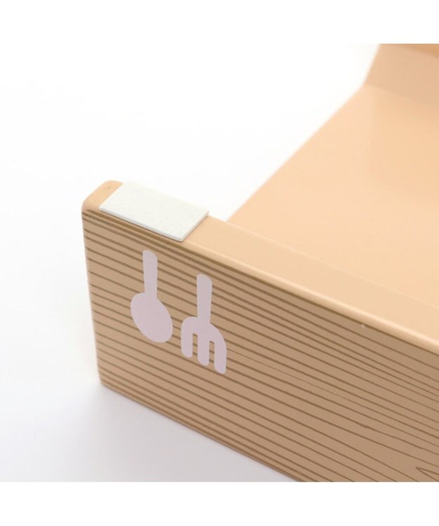 PET PARADISE 木製フードテーブル【小】（フードボウル別売り）S 茶系