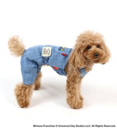 PET PARADISE 【訳あり・SALE・アウトレット・返品不可】ミニオン デニム オーバーオール 〔超小型・小型犬〕
