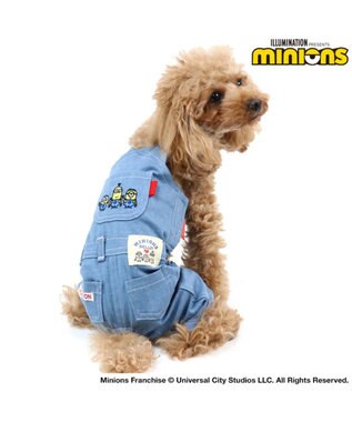 PET PARADISE 【訳あり・SALE・アウトレット・返品不可】ミニオン デニム オーバーオール 〔超小型・小型犬〕