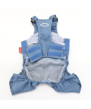 PET PARADISE 【訳あり・SALE・アウトレット・返品不可】ミニオン デニム オーバーオール 〔超小型・小型犬〕 青