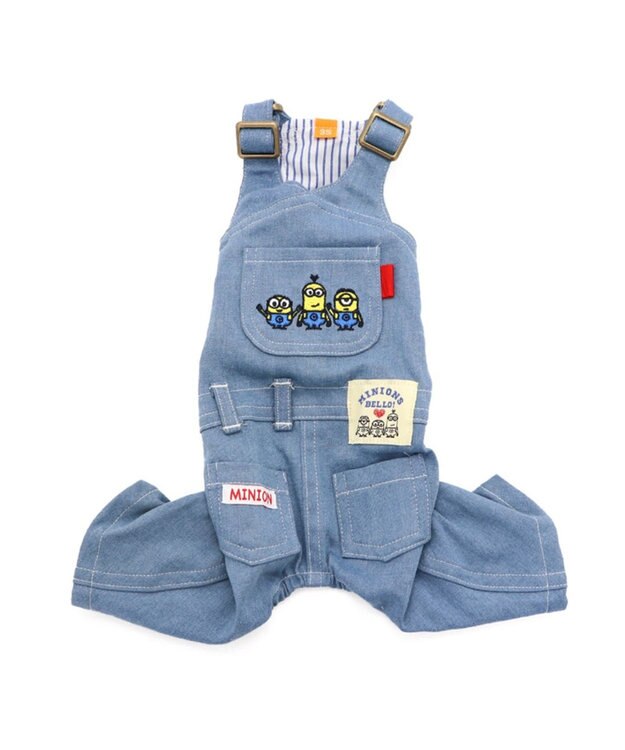 PET PARADISE 【訳あり・SALE・アウトレット・返品不可】ミニオン デニム オーバーオール 〔超小型・小型犬〕 青