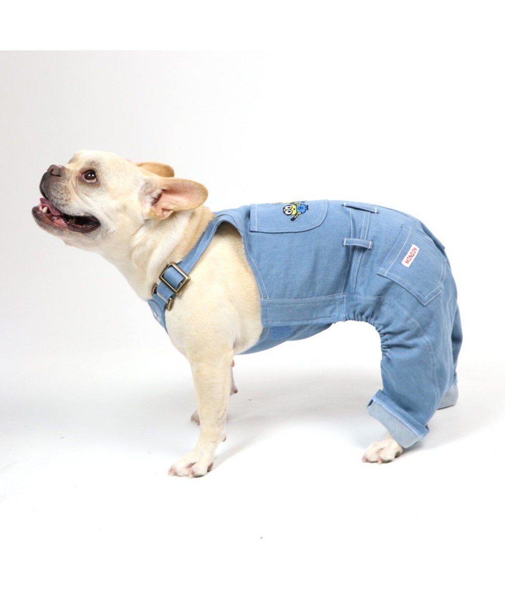 PET PARADISE 【訳あり・SALE・アウトレット・返品不可】ミニオン デニム オーバーオール 〔中型犬〕 