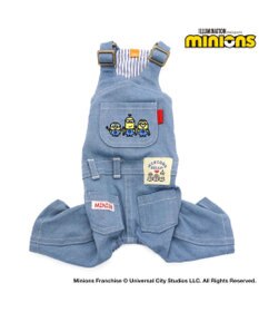 PET PARADISE 【訳あり・SALE・アウトレット・返品不可】ミニオン デニム オーバーオール 〔中型犬〕