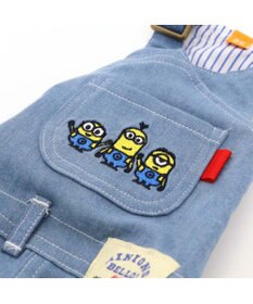 PET PARADISE 【訳あり・SALE・アウトレット・返品不可】ミニオン デニム オーバーオール 〔中型犬〕
