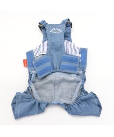 PET PARADISE 【訳あり・SALE・アウトレット・返品不可】ミニオン デニム オーバーオール 〔中型犬〕