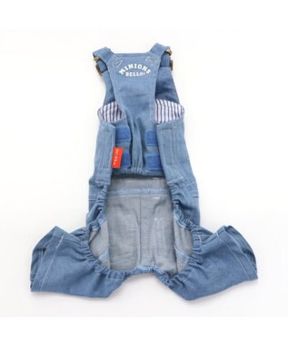 PET PARADISE 【訳あり・SALE・アウトレット・返品不可】ミニオン デニム オーバーオール 〔中型犬〕 青